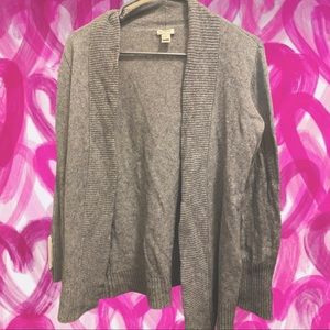 J. Crew Gray Cardigan